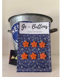 Marguerite orange vintage