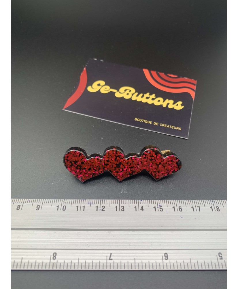 Valentine rouge paillette