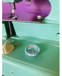 Boutons geo vert menthe