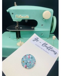 Bouton floral bleu