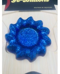Broche Margot bleu paillette