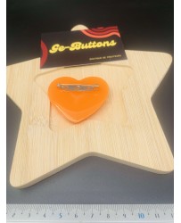 Coeur orange vintage