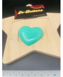 Coeur vert menthe