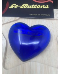Coeur bleu transparent