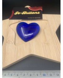 Coeur bleu transparent